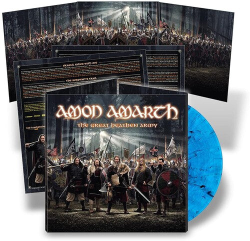 Amon Amarth The Great Heathen Army (Gatefold LP Jacket, Colored Vinyl, Blue Smoke)