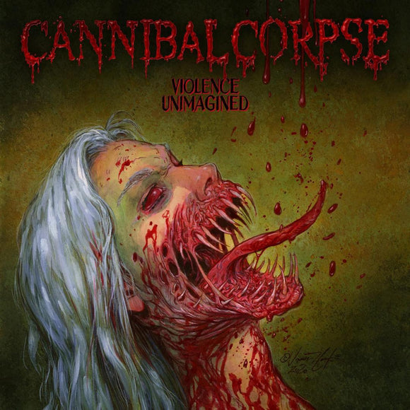 Cannibal Corpse Violence Unimagined (Bone White & Red Colored Vinyl)