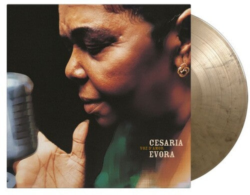 Cesaria Evora Voz D'Amor (Limited Edition, 180 Gram Vinyl, Colored Vinyl, Gold & Black) [Import] (2 Lp's)