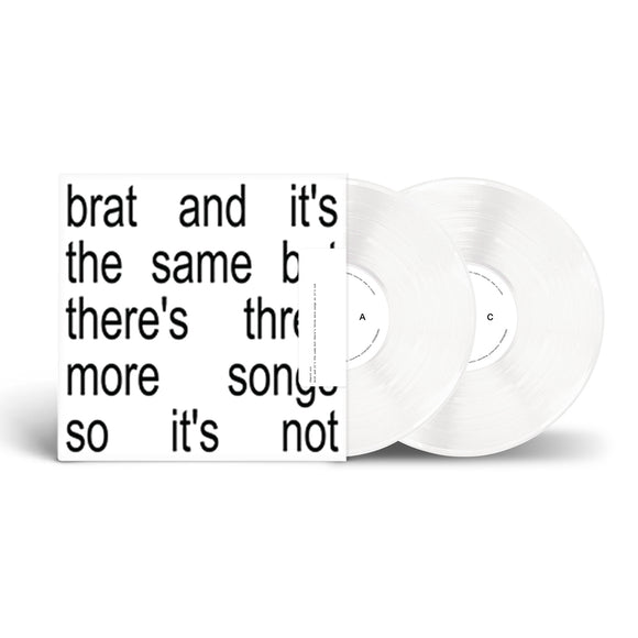 Charli XCX Brat And It's The Same But There's Three More Songs So It's Not (Colored Vinyl, White) (2 Lp)