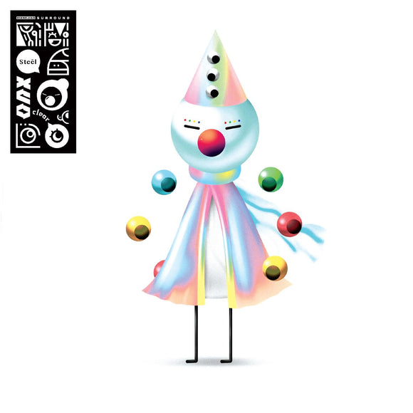 Iglooghost Clear Tamei / Steel Mogu (GREY MARBLED VINYL)