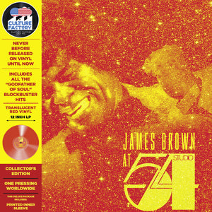 James Brown At Studio 54 New York City (Colored Vinyl, Deluxe Edition, Limited Edition, Red, Remastered)