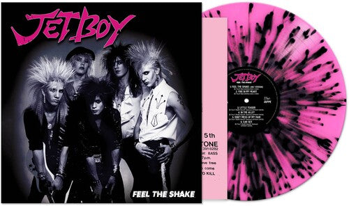 Jetboy Feel The Shake - Pink/ black Splatter