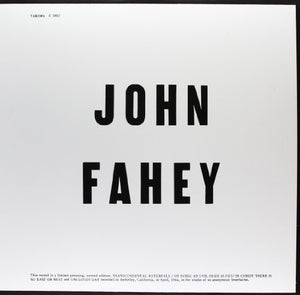 John Fahey Blind Joe Death