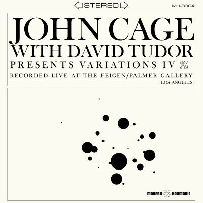 John With David Tudor Cage Variations IV (CLEAR VINYL)