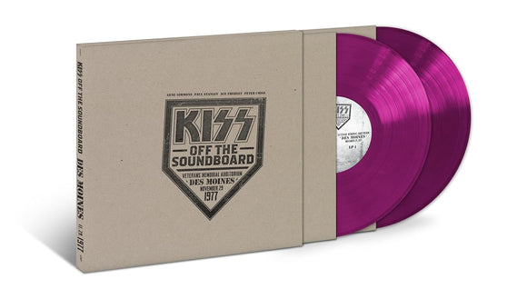 Kiss Kiss Off The Soundboard: Live In Des Moines (Limited Edition, Violet Colored Vinyl) (2 Lp's)