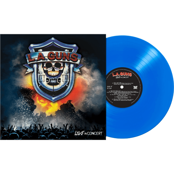 L.A. Guns Live In Concert (Colored Vinyl, Blue, Limited Edition)