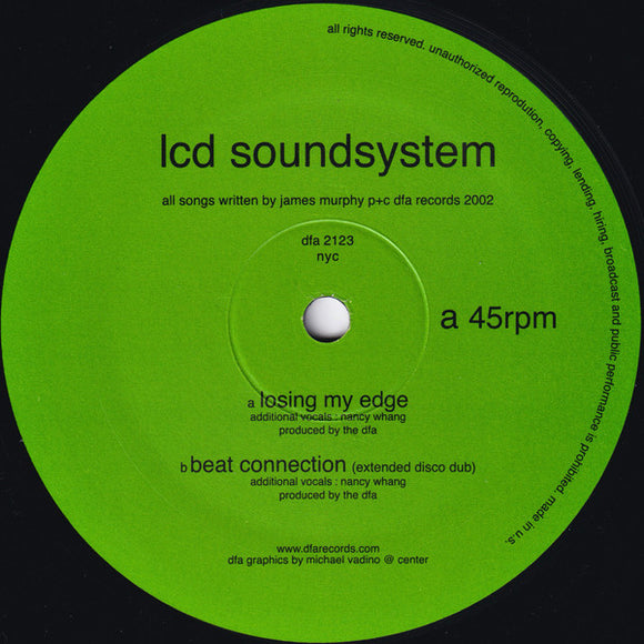 LCD Soundsystem Losing My Edge [Indie Retail]