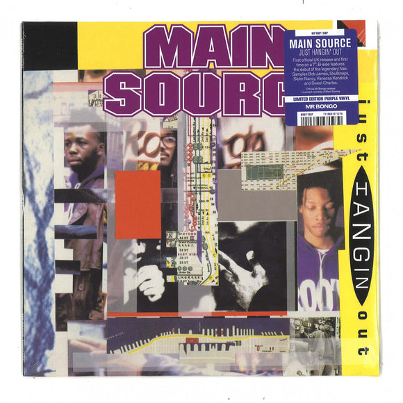 Main Source Just Hangin' Out / Live At The Barbecue (Colored Vinyl, Purple) (7