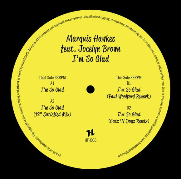 Marquis Hawkes I'm So Glad