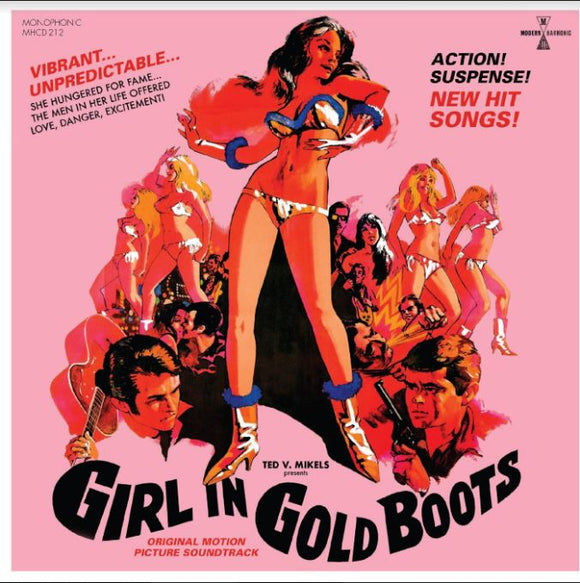 Various Artists Girl In Gold Boots Original Motion Picture Soundtrack (GOLD VINYL + DVD)