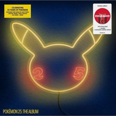 Various Artists Pokemon 25: The Album (Limited Edition, Two-Tone Vinyl, Poster)