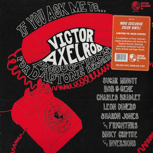 Victor Axelrod If You Ask Me To.. (Indie Exclusive, Clear Vinyl, Red, Black, Digital Download Card)