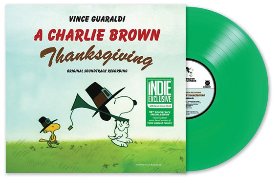 Vince Guaraldi A Charlie Brown Thanksgiving (Indie Exclusive, Jelly Bean Green Colored Vinyl)