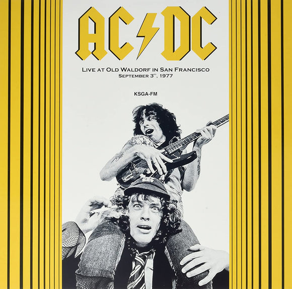 Ac/Dc Live At Old Waldorf In San Francisco September 3 1977 (Red Vinyl)