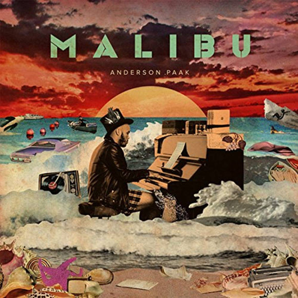 Anderson Paak Malibu (Orange and White Vinyl)