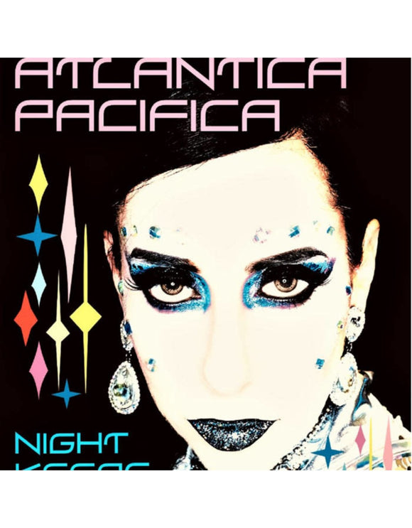 Atlantica Pacifica Night Keeps Us Alive LP (Poster, Sticker, signed)