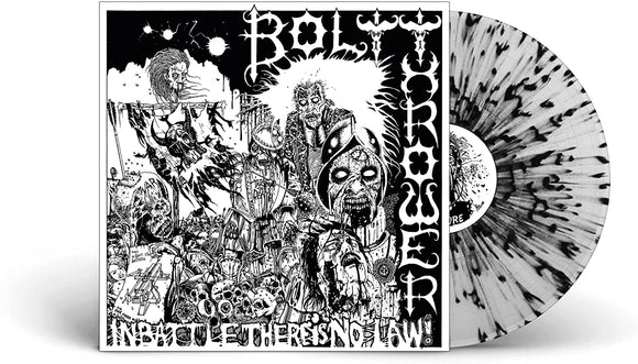 BOLT THROWER IN BATTLE THERE IS NO LAW (CLEAR/GREY/BLACK/WHITE SPLATTER VINYL)