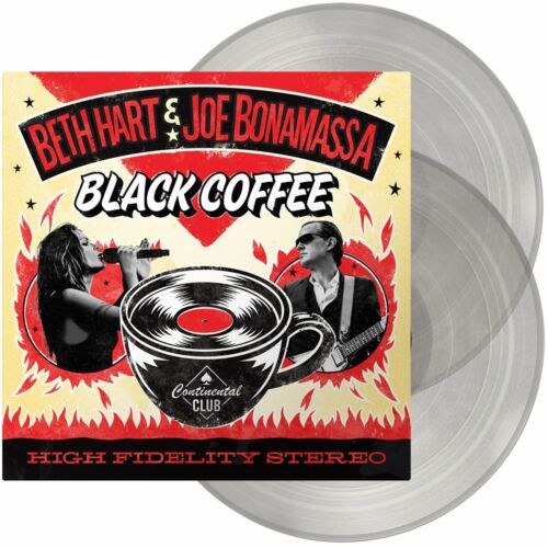 Beth Hart and Joe Bonamassa Black Coffee (Colored Vinyl, Transparent, Gatefold LP Jacket) [Import] (2 Lp's)
