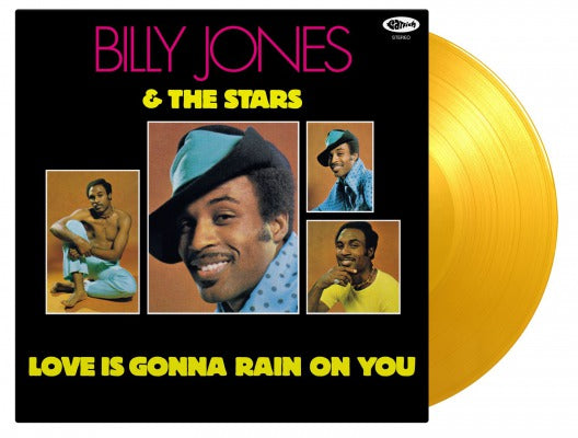 Billy Jones & The Stars Love Is Gonna Rain On You (50th Anniversary Edition, Translucent Yellow Vinyl) [Import]