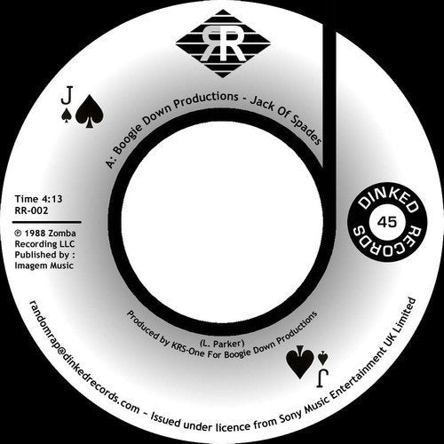 Boogie Down Productions Jack Of Spades / Instrumental