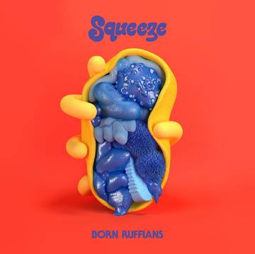 Born Ruffians SQUEEZE (TRANSPARENT CLOUDY RED VINYL)