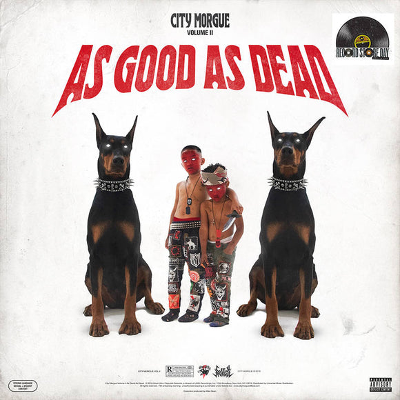 City Morgue CITY MORGUE VOL 2: AS GOOD AS DEAD [LP] [Red & White Splatter] | RSD DROP