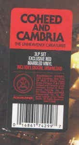 Coheed And Cambria The Unheavenly Creatures (3LP Red Smoke Vinyl w/Digital Download)(Indie Exclusive)