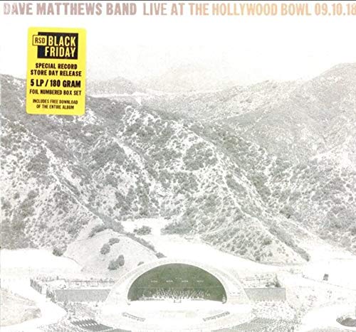Dave Matthews Band Live At The Hollywood Bowl - September 10, 2018 [5 LP]