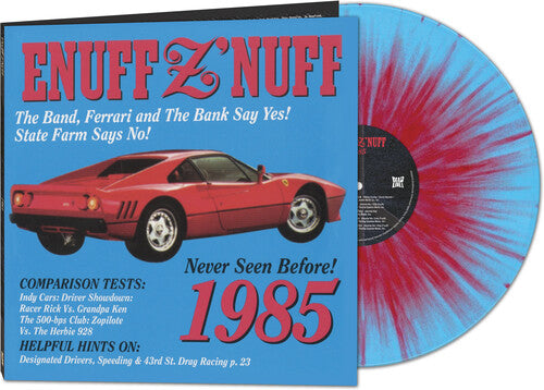 Enuff Z'nuff 1985 (Blue & Red Starburst) (Colored Vinyl, Blue, Red, Reissue)