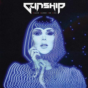 GUNSHIP Black Blood Red Kiss [7" Single] [White w/ Red Splatter]