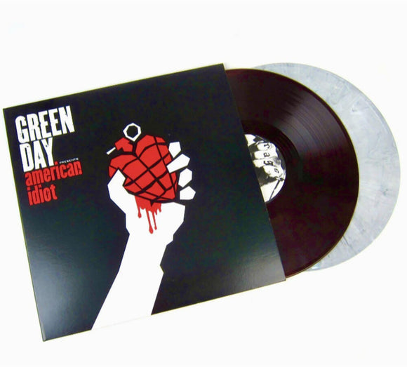 Green Day American Idiot (Limited Edition) ( Red with Black swirl/ White with Black swirl [Import] (2 Lp's)