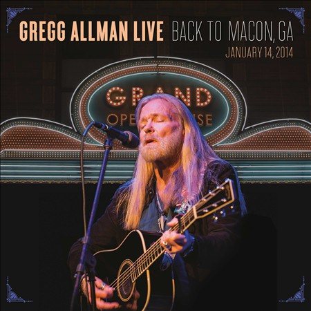 Gregg Allman GREGG ALLMAN LIVE(LP