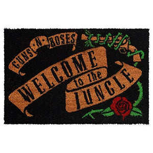 Guns N Roses Guns N' Roses Doormat Welcome To The Jungle 40 X 60 Cm Pyramid International