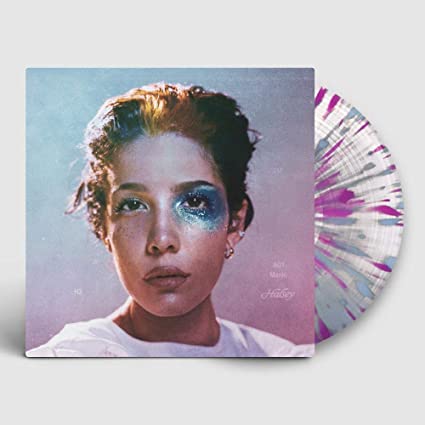 Halsey Manic - Exclusive Limited Edition RARE Clear With Pink & Blue Splatter Colored Vinyl LP Limited Edition