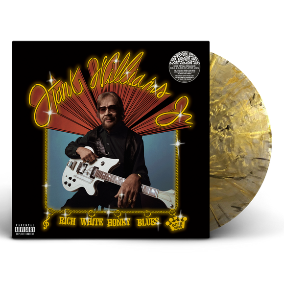 Hank Williams Jr. Rich White Honky Blues [Explicit Content] (Colored Vinyl, Gold & Black Splatter, Indie Exclusive)
