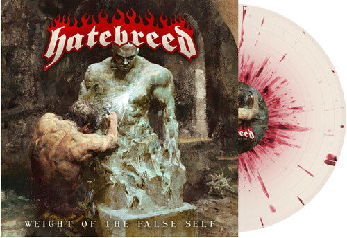 Hatebreed Weight of the False Self (Bone w/ Blood Splatter) (White, Red)
