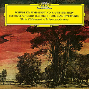 Herbert von Karajan/Berliner Philharmoniker Schubert: Symphony No.8; Beethoven: Overtures [LP]