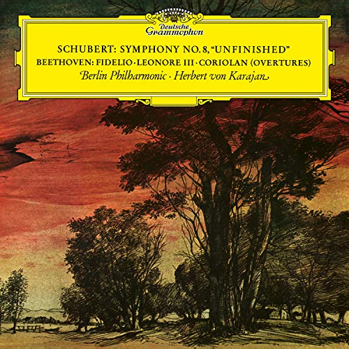 Herbert von Karajan/Berliner Philharmoniker Schubert: Symphony No.8; Beethoven: Overtures [LP]