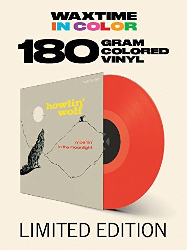 Howlin Wolf Moanin' In The Moonlight + 2 Bonus Tracks! Limited Edition in Solid Red Colored Vinyl.