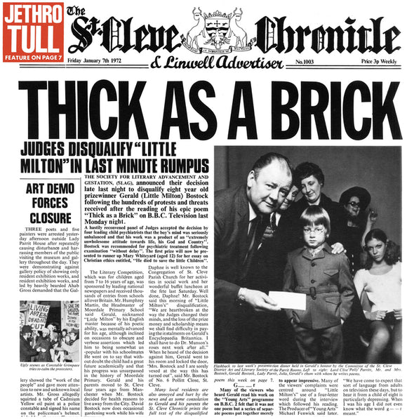 Jethro Tull Thick As A Brick (50th Anniversary Edition)