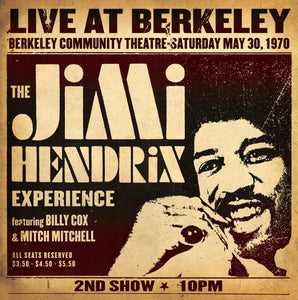 Jimi Hendrix Experience JIMI HENDRIX EXPERIENCE LIVE AT BERKELEY