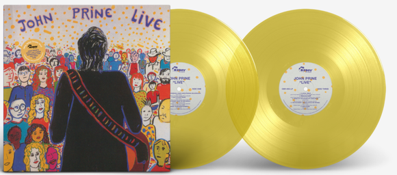 John Prine John Prine (Live) on yellow vinyl and indie exclusive insert.