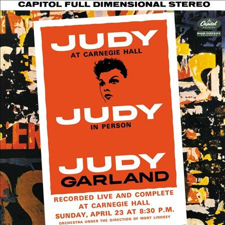 Judy Garland JUDY AT CARNEGIE(LP)