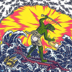 King Gizzard & The Lizard Wizard Teenage Gizzard [Pink/Yellow Splatter LP]