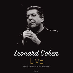 Leonard Cohen Live At The Complex Los Angeles Lp