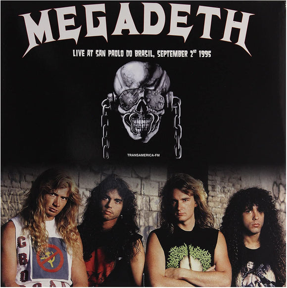 Megadeth Sao Paulo Do Brasil September 2nd 1995 (White Vinyl)