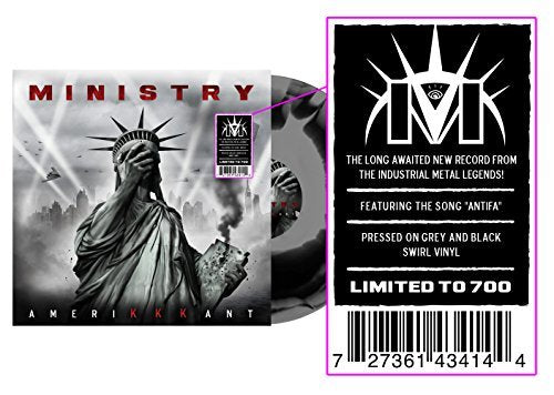 Ministry Amerikkkant (Black & Grey Swirl Vinyl)