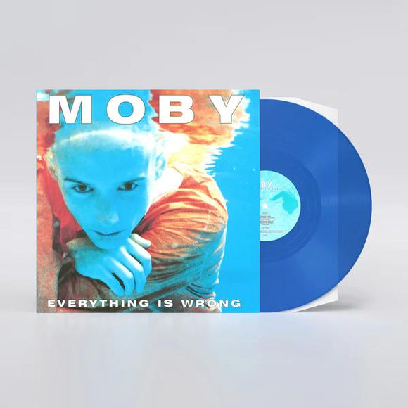 Moby Everything Is Wrong (Colored Vinyl, Blue, 140 Gram Vinyl)