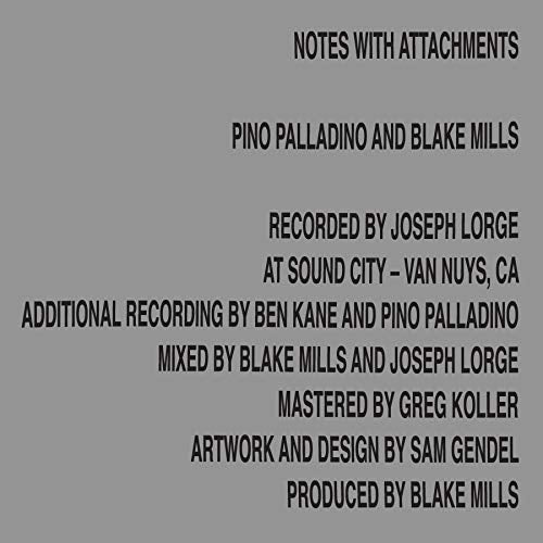 Pino Palladino/Blake Mills Notes With Attachments [LP]